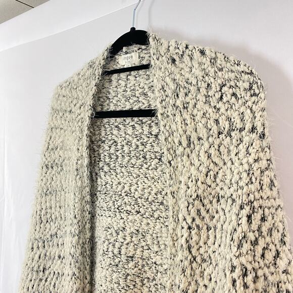 Umgee USA Knit Fringe Open Cardigan Shawl, Boho Chunky Sweater Wrap S/M - Picture 4 of 5